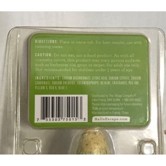 Hallu Green Tea Wanderlust Gnome Bath Bomb 3.5 Oz Relaxing Spa Experience - Picture 4 of 5